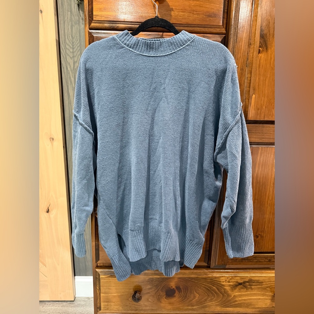 Abercrombie & Fitch Blue Knit Sweater